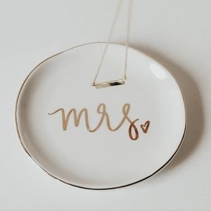 "Mrs." Jewelry Dish